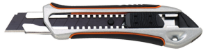 NÓŻ 18mm SOLID BLACK TIGER METALOWY 2K