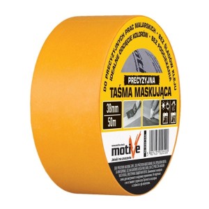 TAŚMA PAPIEROWA MASKUJĄCA PRECYZYJNA 30mm x 50m MOTIVE