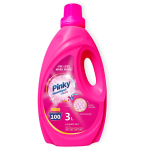 ŻEL DO PRANIA KOLOR 3L PINKY NANOWASH COLOR 100 PRAŃ