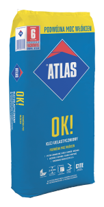 KLEJ DO GLAZURY ATLAS "OK" 10kg NIEBIESKI UELASTYCZNIONY