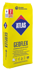 KLEJ DO GLAZURY ATLAS GEOFLEX  5kg WYSOKOELASTYCZNY KLEJ ŻELOWY 2-15 mm