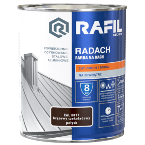RAFIL RADACH BRĄZ ORZECHOWY RAL 8011 MAT 10L