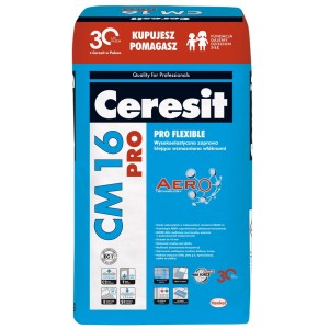 KLEJ DO GLAZURY CERESIT CM16 PRO C2TES1 AERO 25 kg