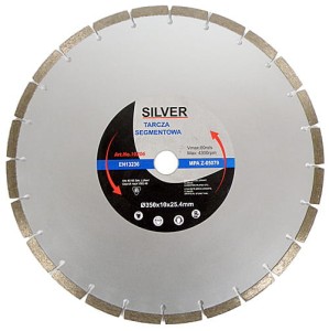 TARCZA DIAMENTOWA 350x25,4 SEGMENT SILVER