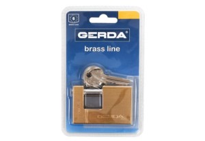 KŁÓDKA T-65 MOSIĘŻNA TRZPIENIOWA ZATRZASKOWA BRASS LINE GERDA BLISTER