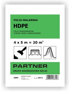 FOLIA MALARSKA SOLID 4x5 OCHRONNA HDPE