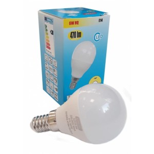 ŻARÓWKA LED  6W KULKA E14 B.CIEPŁA
