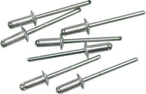 NITY ALUMINIOWE 50szt. 6,4x3,2mm