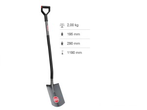 SZPADEL METALOWY HARTOWANY PÓŁOKRĄGŁY S103