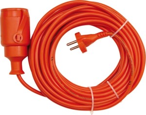 PRZEDŁUŻACZ OGRODOWY 30m POMARAŃCZOWY 2x1,5mm