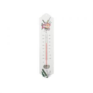 TERMOMETR ZEWNĘTRZNY M32 METALOWY 22cm BRADAS WHITE LINE