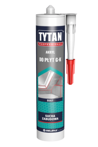 AKRYL TYTAN PROFESSIONAL DO PŁYT G-K BIAŁY 280ml