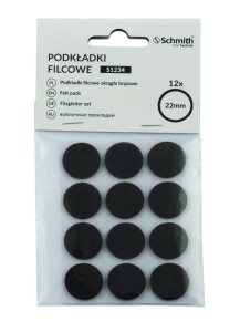PODKŁADKI FILCOWE SCHMITH OKRĄGŁE BRĄZOWE