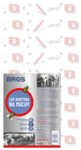BROS LEP NA MUCHY PŁASKI 5-PAK