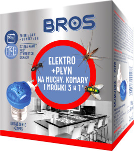 BROS ELEKTRO + PŁYN KOMAR/MUCHA/MRÓWKA