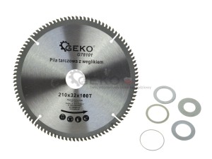 PIŁA WIDIOWA GEKO DO DREWNA 210x32x100T DO ALUMINIUM