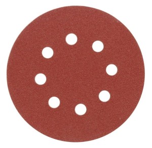 KRĄŻEK ŚCIERNY VOREL /RZEP/ 125mm Z OTW. 5szt P  60
