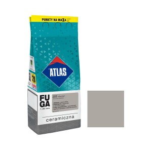 ATLAS FUGA CERAMICZNA 203 STALOWY 5kg ALUBAG 1-20mm