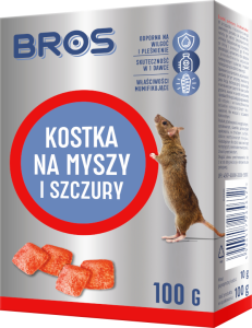 BROS KOSTKA NA MYSZY I SZCZURY 1 kg