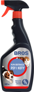 BROS PŁYN ODSTRASZAJĄCY PSY I KOTY 500ml