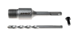 WIERTŁO CENTRUJĄCE 110mm I UCHWYT NARZ. SDS+ PRO