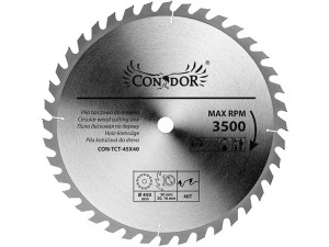 PIŁA WIDIOWA CONDOR 450x30mm 40T TARCZA DO PILARKI