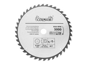 PIŁA WIDIOWA CONDOR 300x30mm 40T TARCZA DO PILARKI